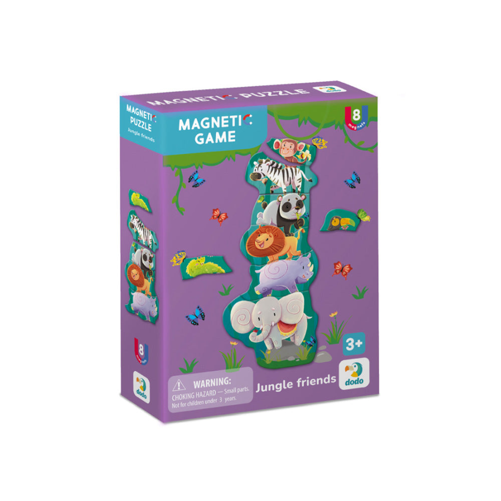 Dodo Magnetic Game – Οι Φίλοι της Ζούγκλας 8 Τμχ
