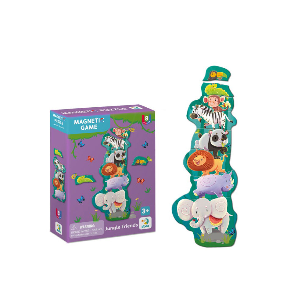 Dodo Magnetic Game – Οι Φίλοι της Ζούγκλας 8 Τμχ