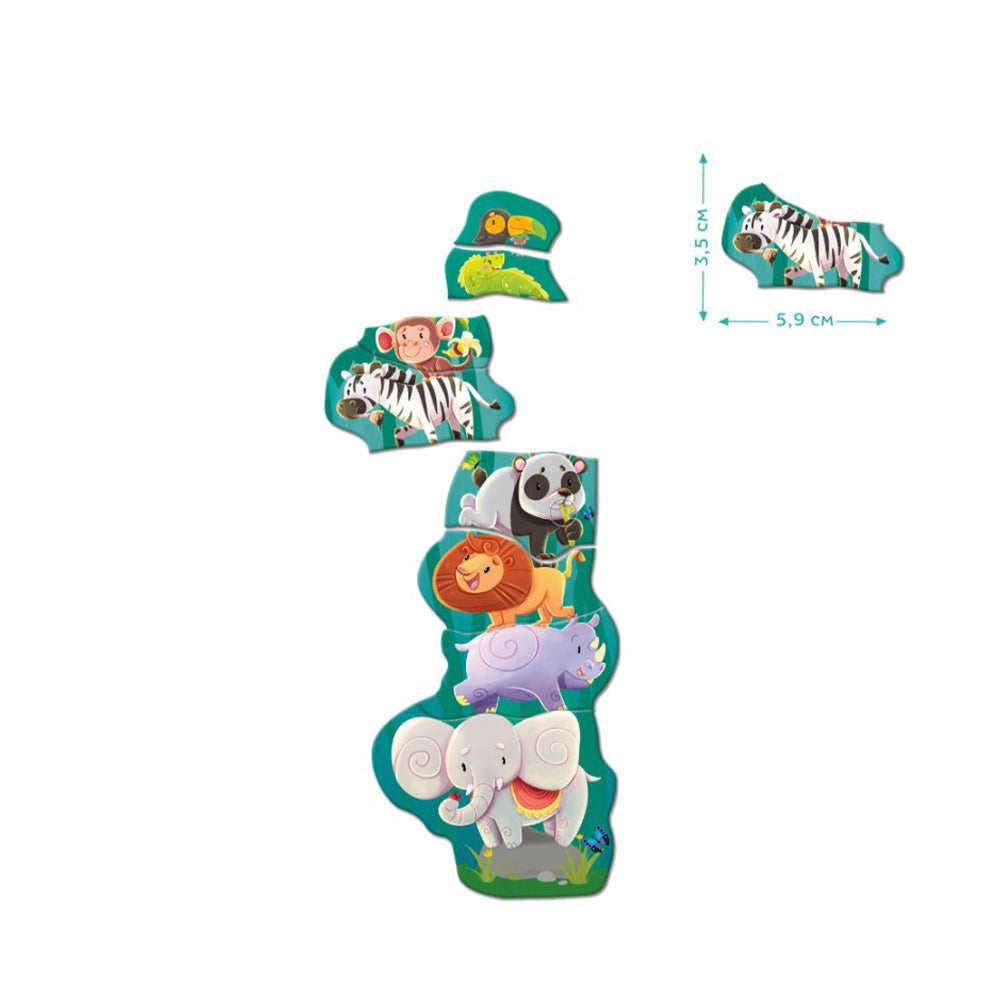 Dodo Magnetic Game – Οι Φίλοι της Ζούγκλας 8 Τμχ
