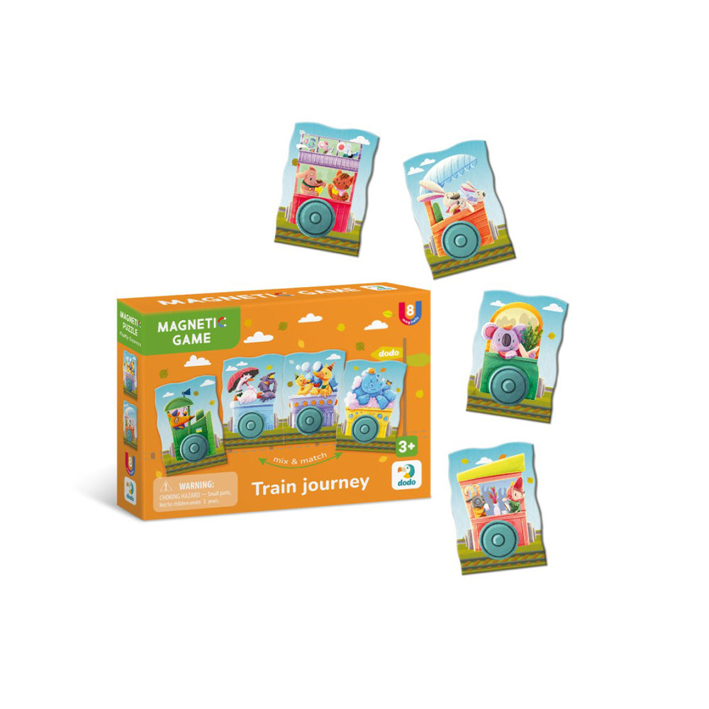 Dodo Magnetic Game – Ταξίδι με Τρένο 8 Τμχ