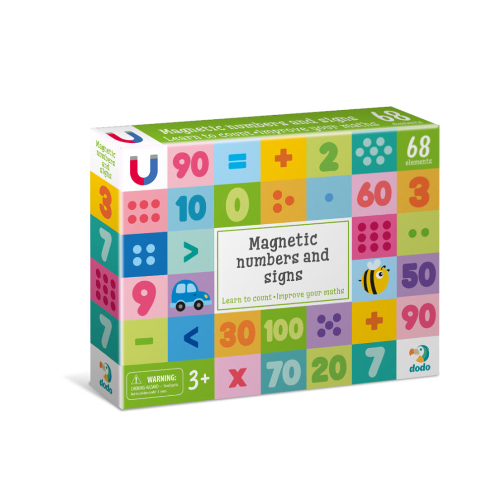 Dodo Magnetic Numbers and Signs Big Set - Σετ Μαγνητικοί Αριθμοί και Σύμβολα 68 Τμχ