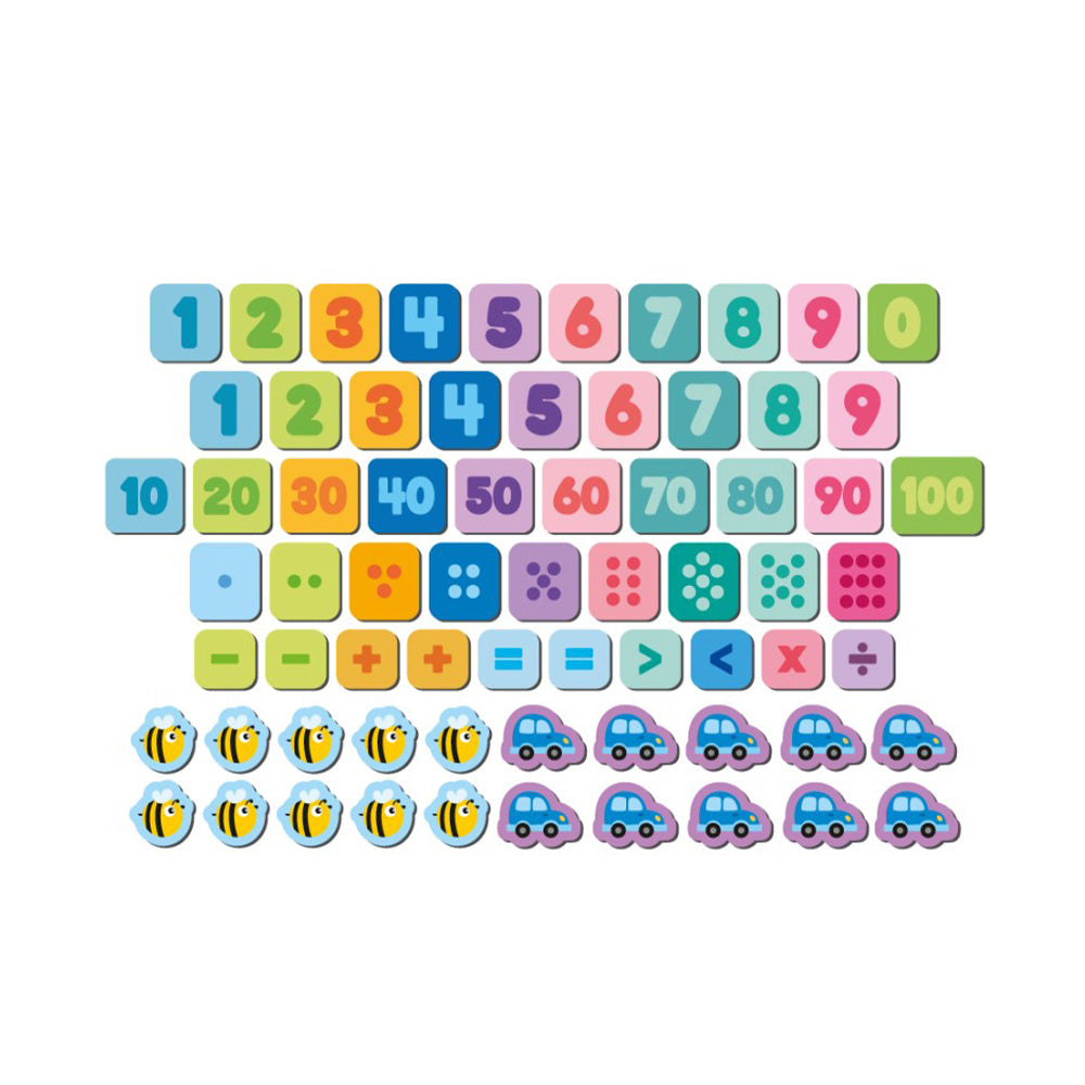 Dodo Magnetic Numbers and Signs Big Set - Σετ Μαγνητικοί Αριθμοί και Σύμβολα 68 Τμχ