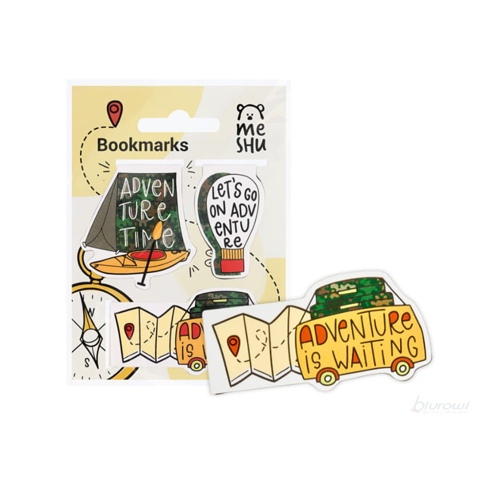 MeshuMeshu Μαγνητικοί Σελιδοδείκτες Adventure  3 Τμχpapell.gr