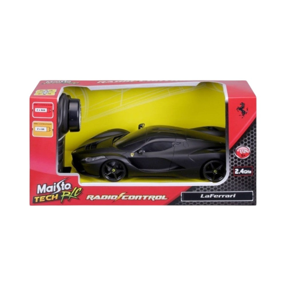 Maisto Τηλεκατευθυνόμενο 1:24 Ferrari LaFerrari Μάυρο 2.4Ghz