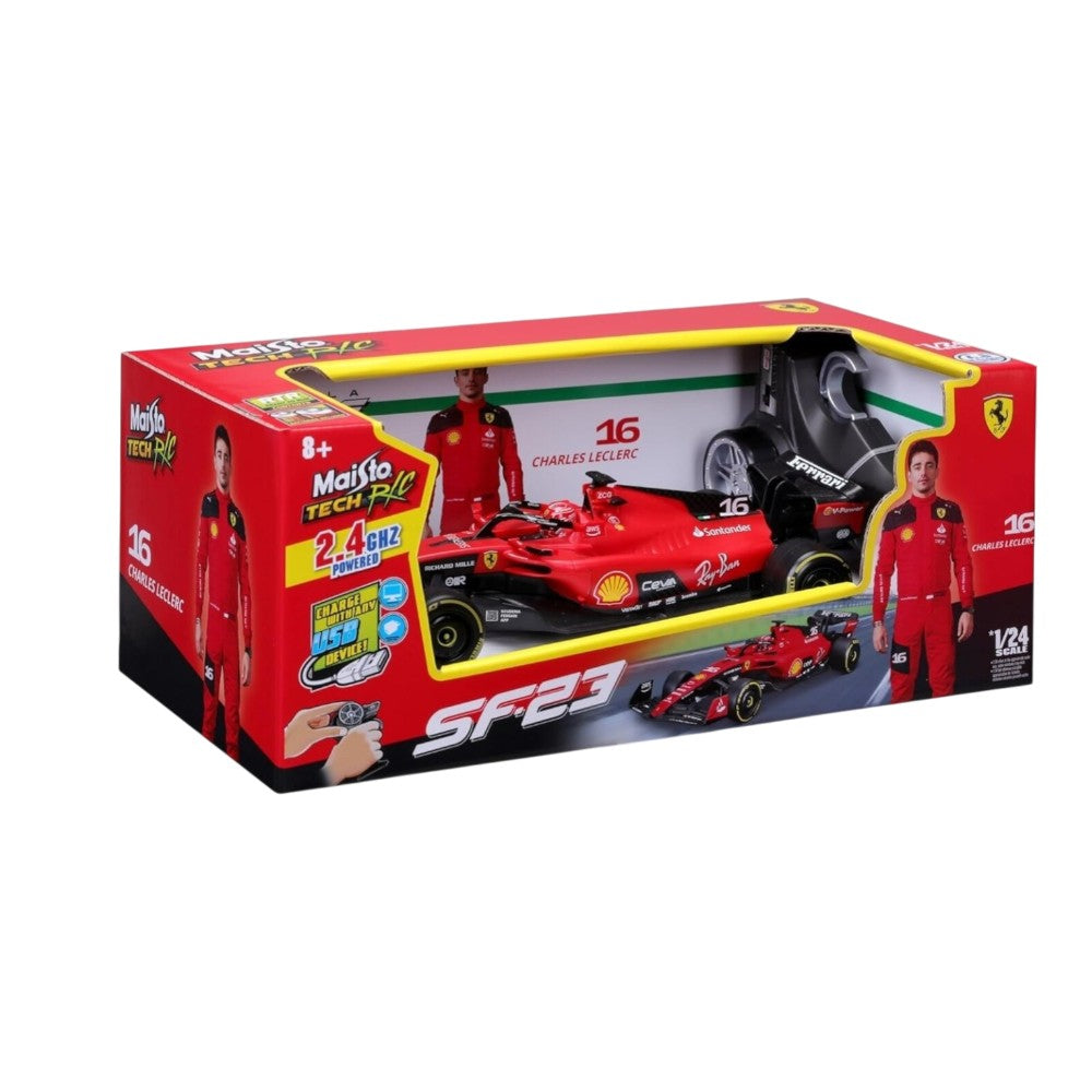 Maisto Τηλεκατευθυνόμενο 1:24 Ferrari SF-23 2023 Leclerc 16 Κόκκινο 2.4Ghz