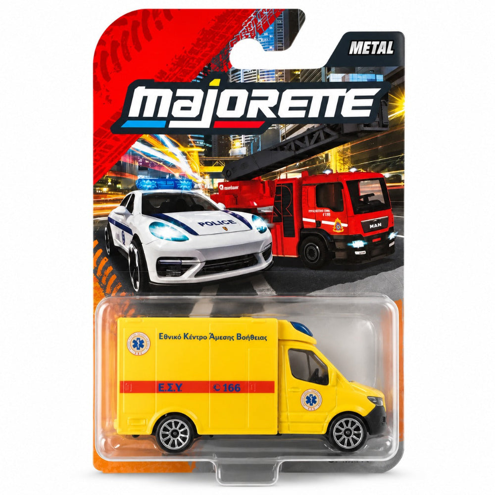 Majorette Rescue Vehicles Ασθενοφόρο Ελληνική Έκδοση