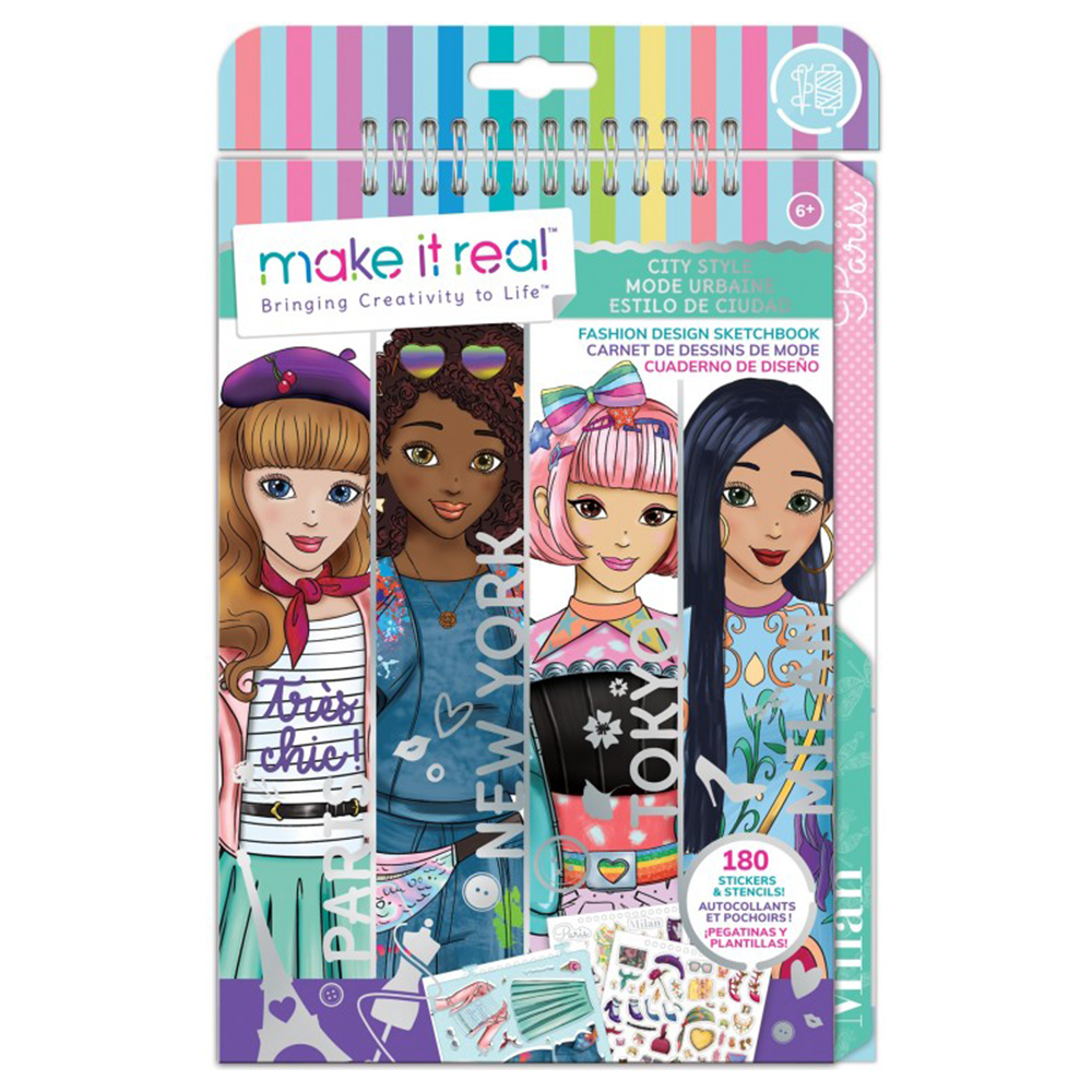 Make It RealMake It Real Fashion Design Sketchbook City Stylepapell.gr