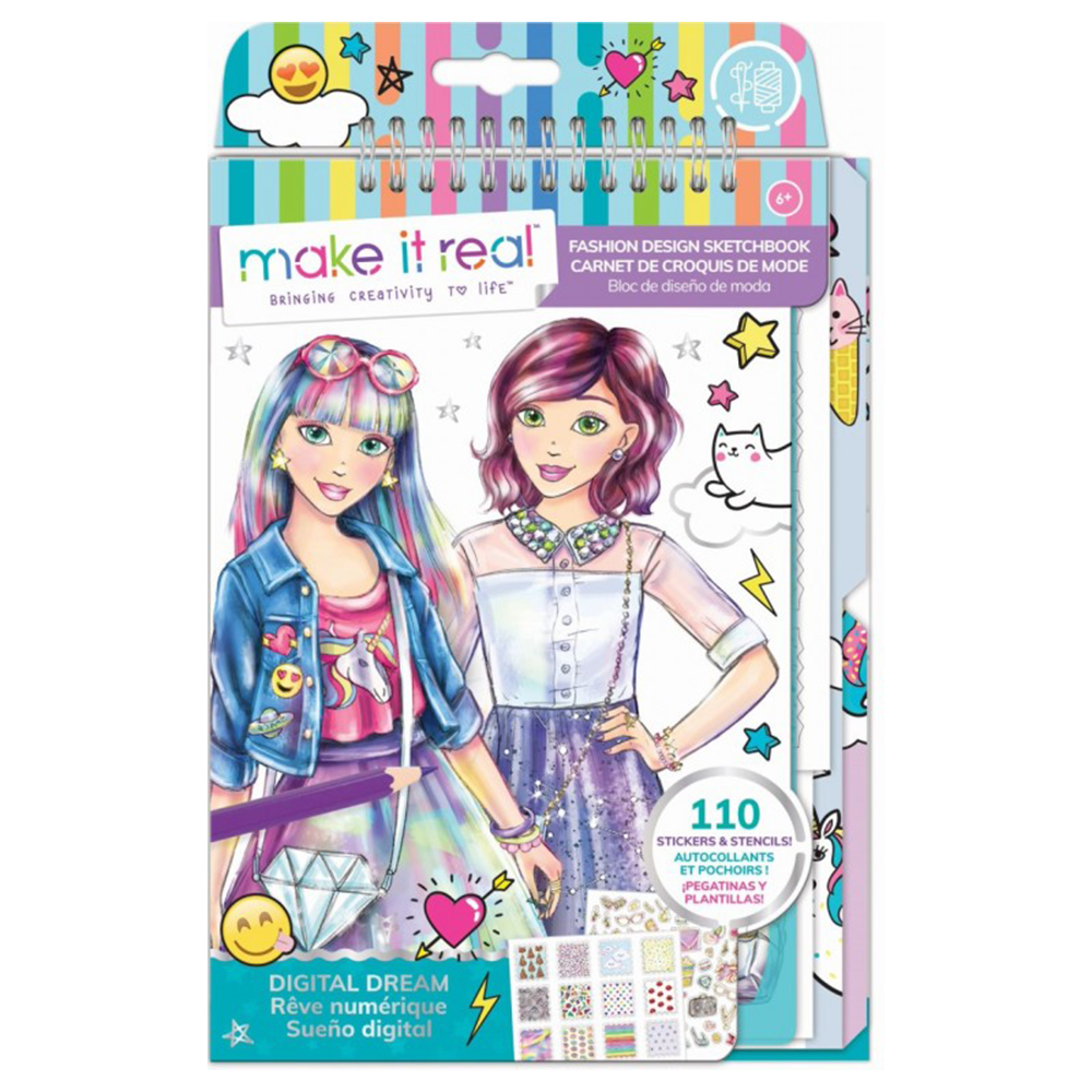 MAKE IT REALMake It Real: Fashion Design Sketchbook Digital Dreampapell.gr