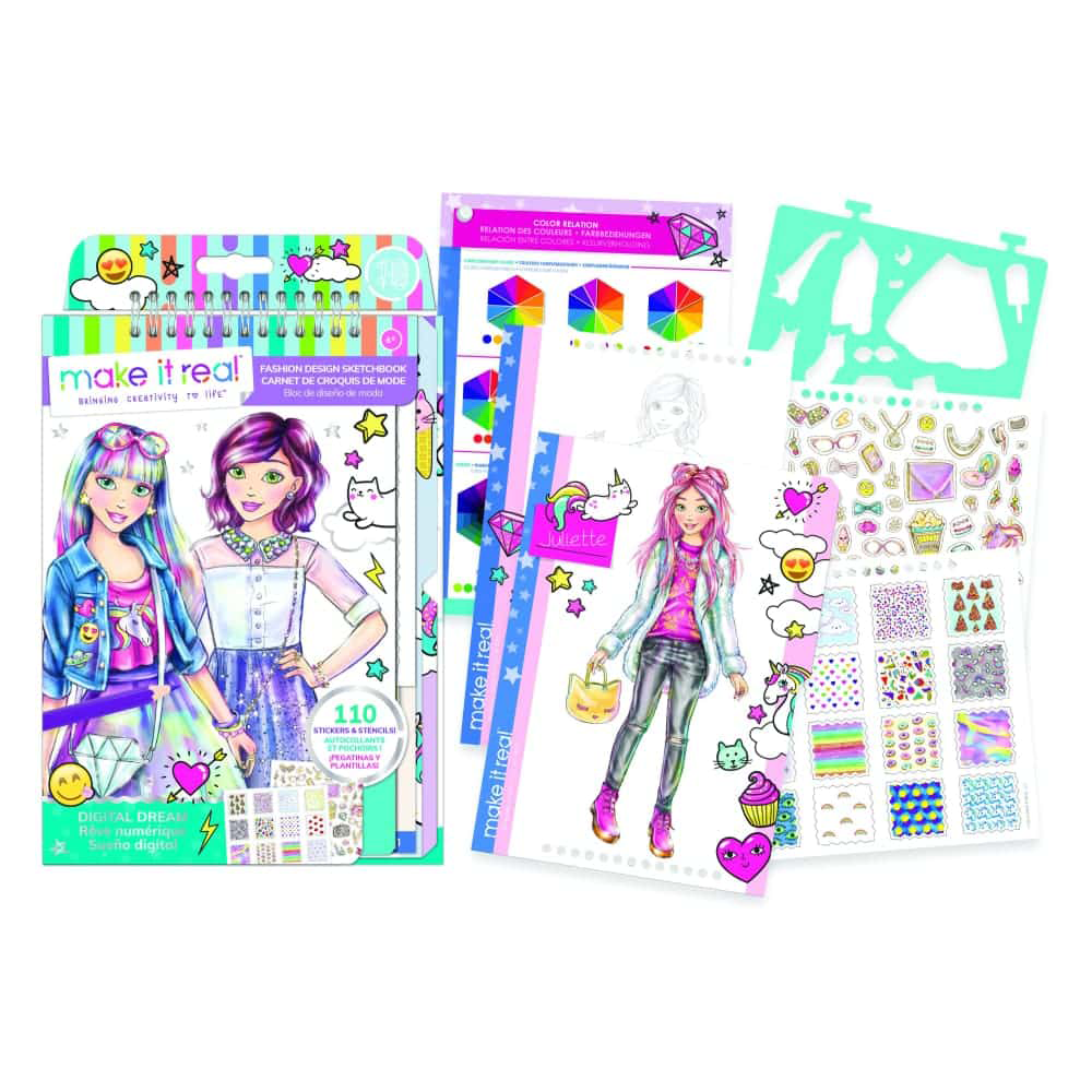 MAKE IT REALMake It Real: Fashion Design Sketchbook Digital Dreampapell.gr