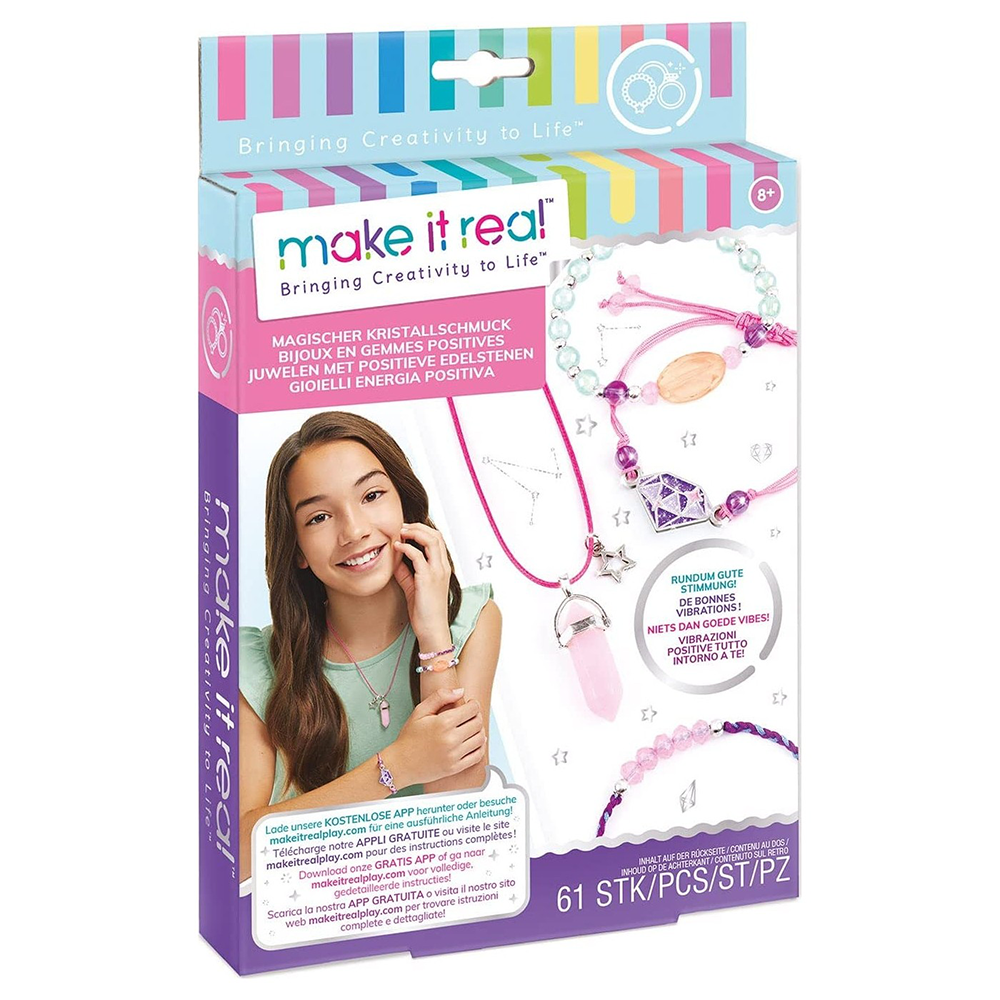 MAKE IT REALMake It Real Positive Gems Jewelry Σετ Κοσμήματα Τύχηςpapell.gr