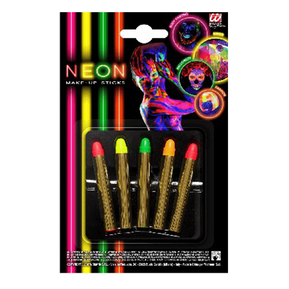 MaskarataMake Up Καρτέλα 5 Μολύβια Neon Μακιγιάζpapell.gr