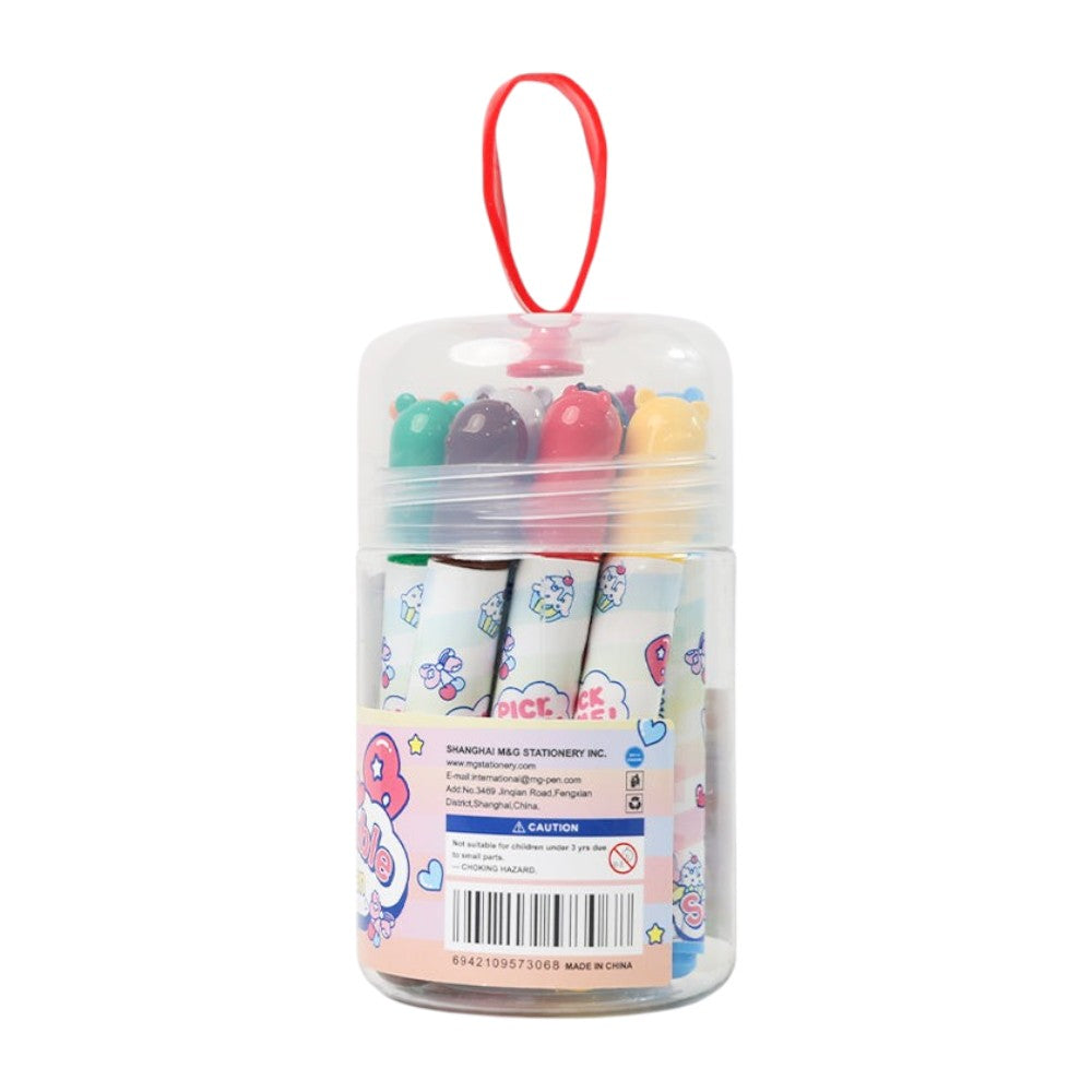 M&GM&G Μαρκαδόροι Food Grade 12 Χρώματαpapell.gr