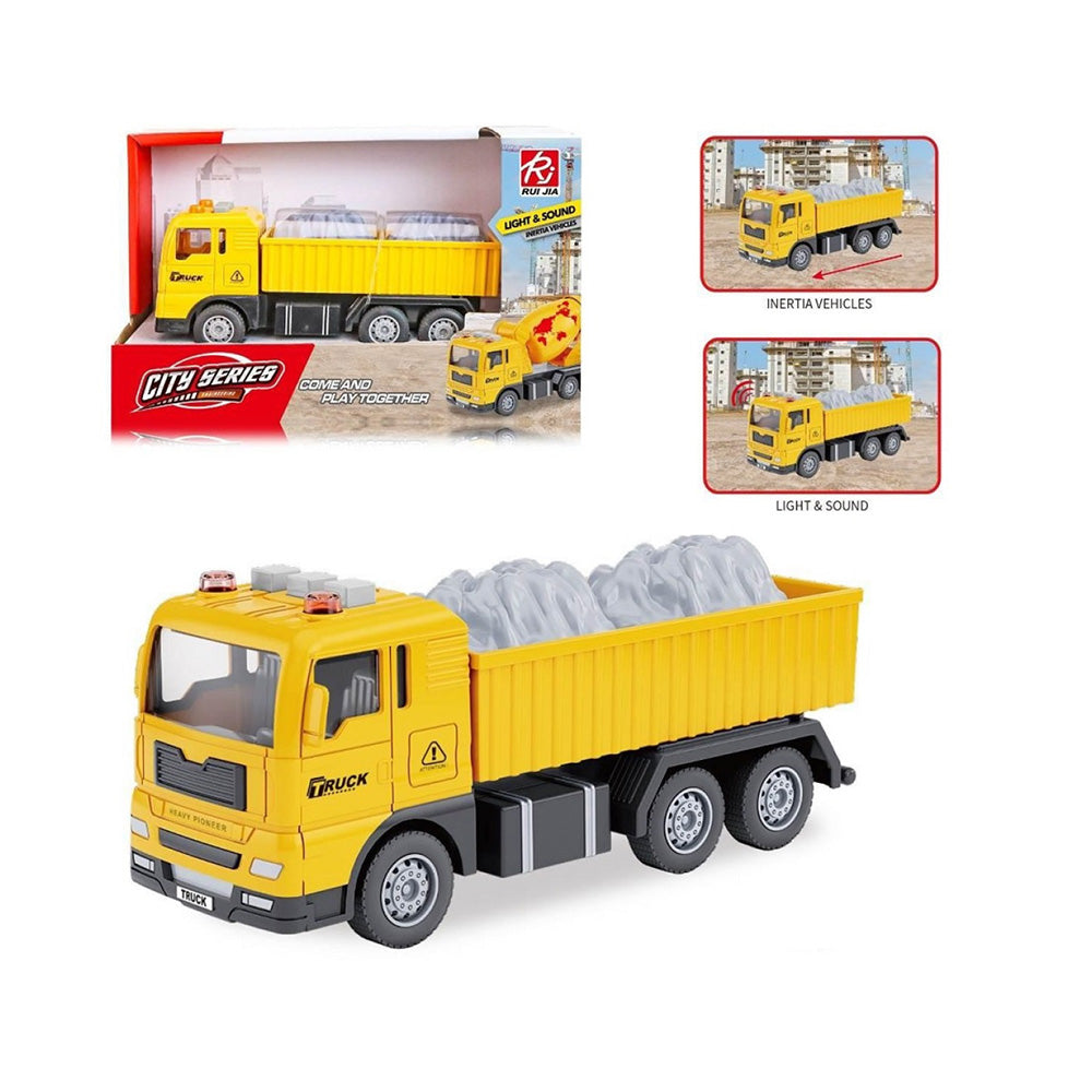 Φορτηγό με Φορτίο Friction με Φώτα & Ήχους - 21 εκ