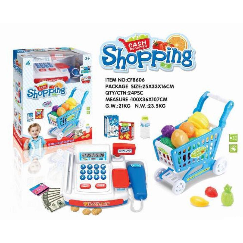 MARTIN TOYSΨηφιακή Ταμειακή Μηχανή Με Καρότσι Φώτα Και Ήχουςpapell.gr