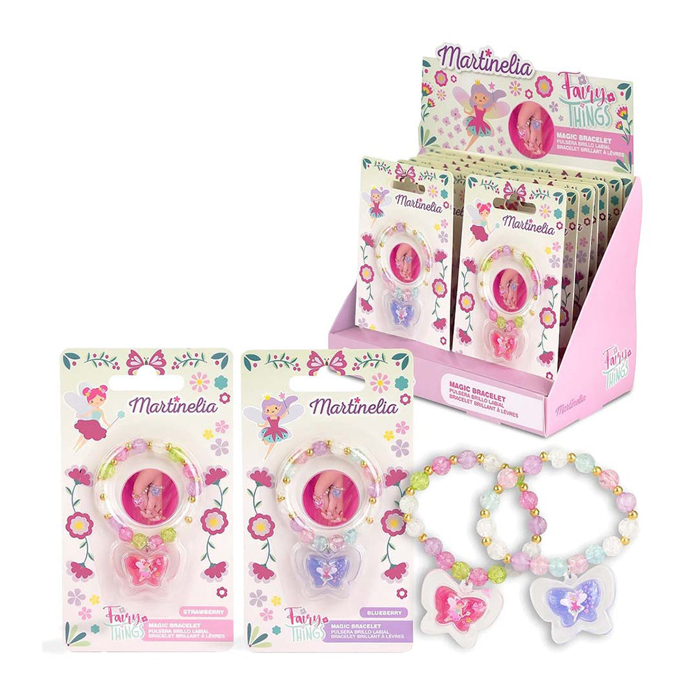 Martinelia Fairy Things Magic Bracelet Παιδικό Βραχιόλι με Lip Gloss Πεταλούδα 0,8gr σε 2 Χρώματα – 1 Τμχ