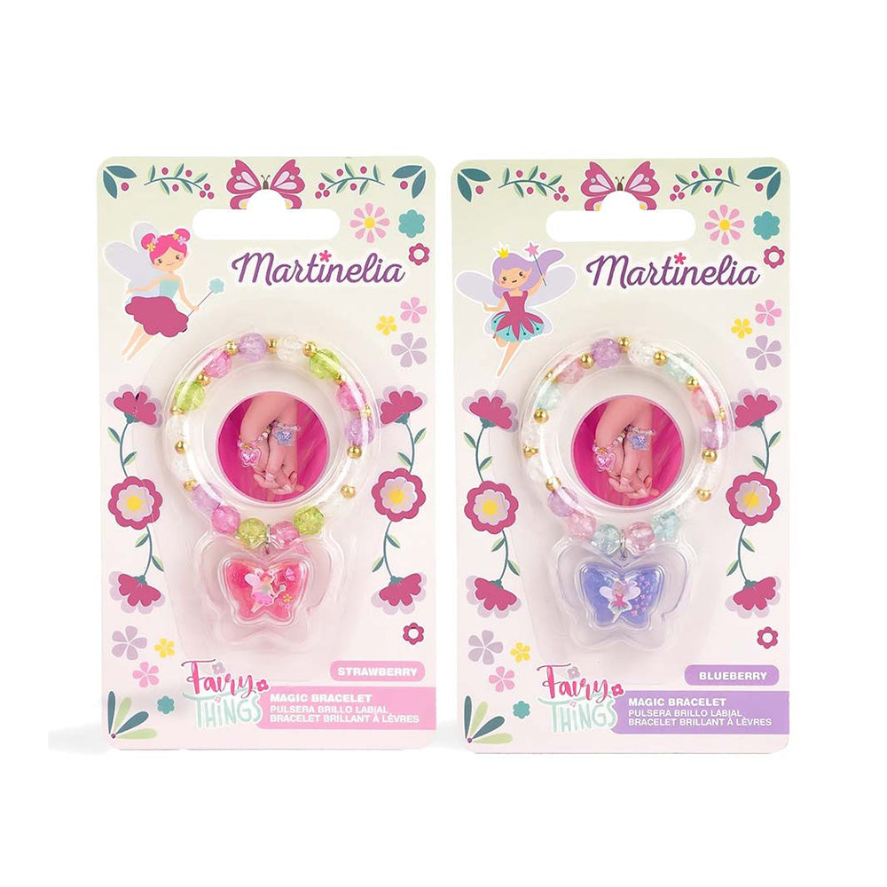 Martinelia Fairy Things Magic Bracelet Παιδικό Βραχιόλι με Lip Gloss Πεταλούδα 0,8gr σε 2 Χρώματα – 1 Τμχ