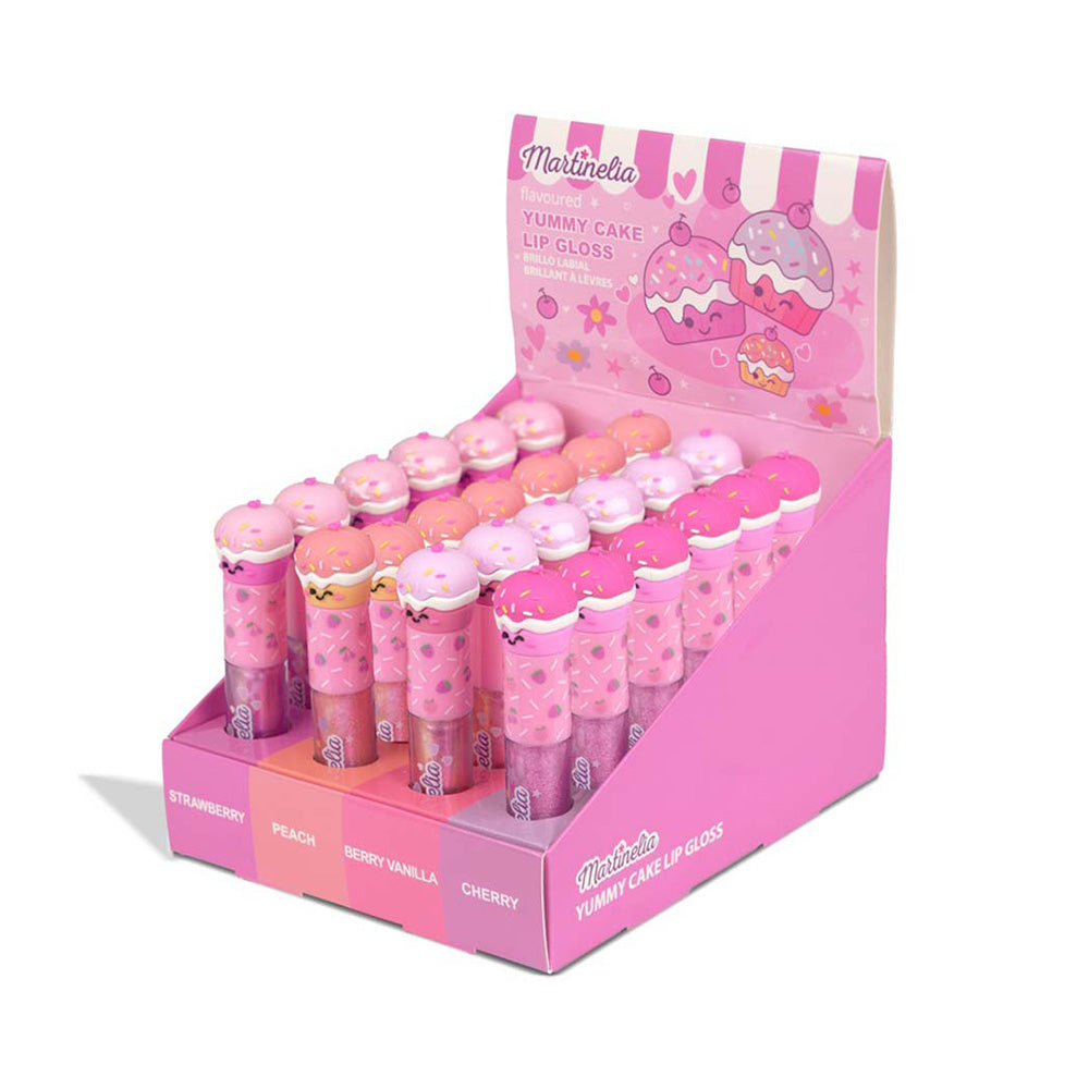 Martinelia Cake Lip Gloss Μεταλλικό 3ml σε 4 Γεύσεις - 1 Τμχ