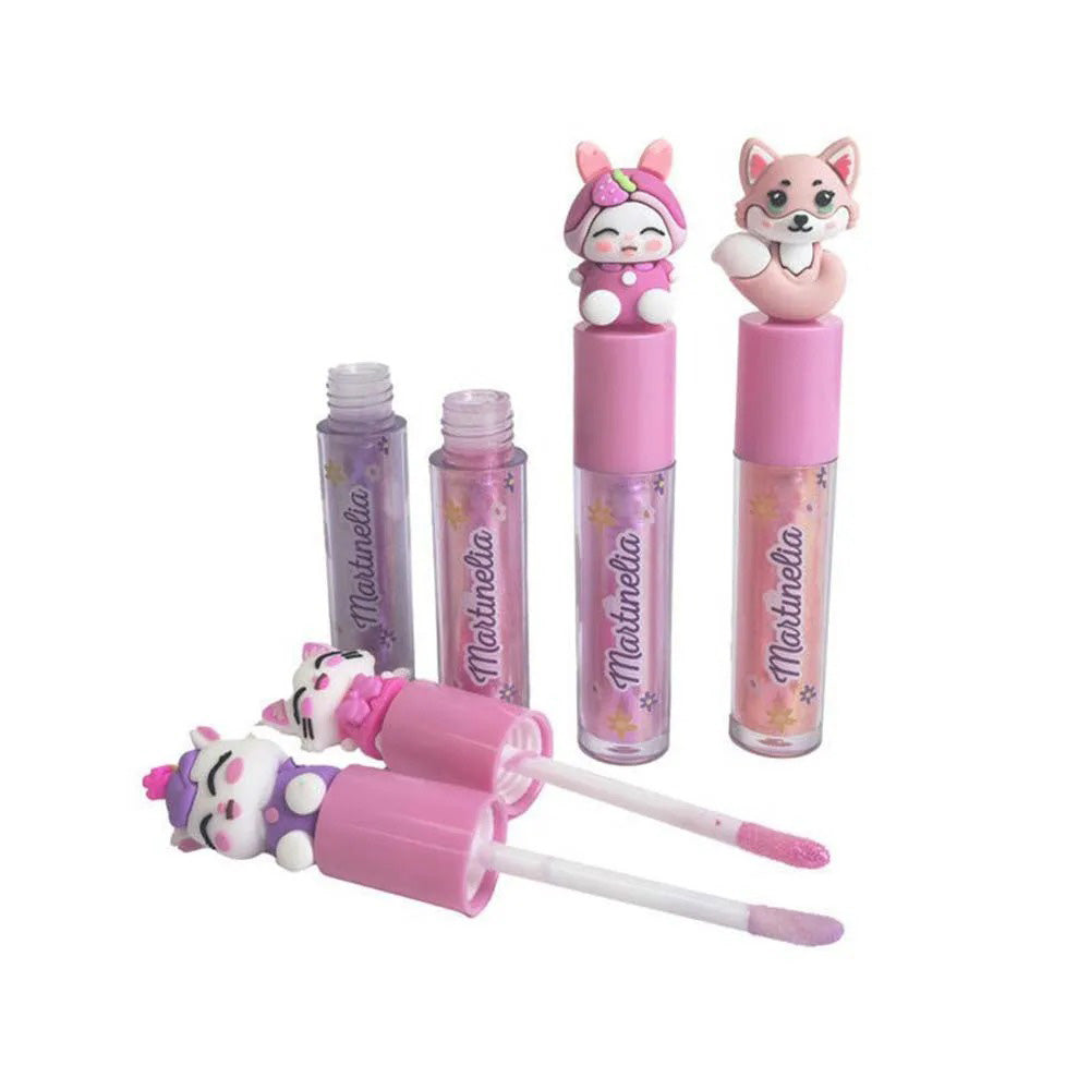 MartineliaMartinelia Flavoured Friendly Animal Lip Gloss Peach 3ml - 4 Σχέδια - 1 Τμχpapell.gr