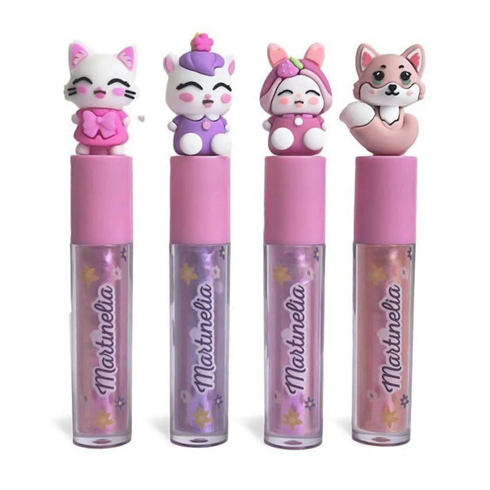 MartineliaMartinelia Flavoured Friendly Animal Lip Gloss Peach 3ml - 4 Σχέδια - 1 Τμχpapell.gr