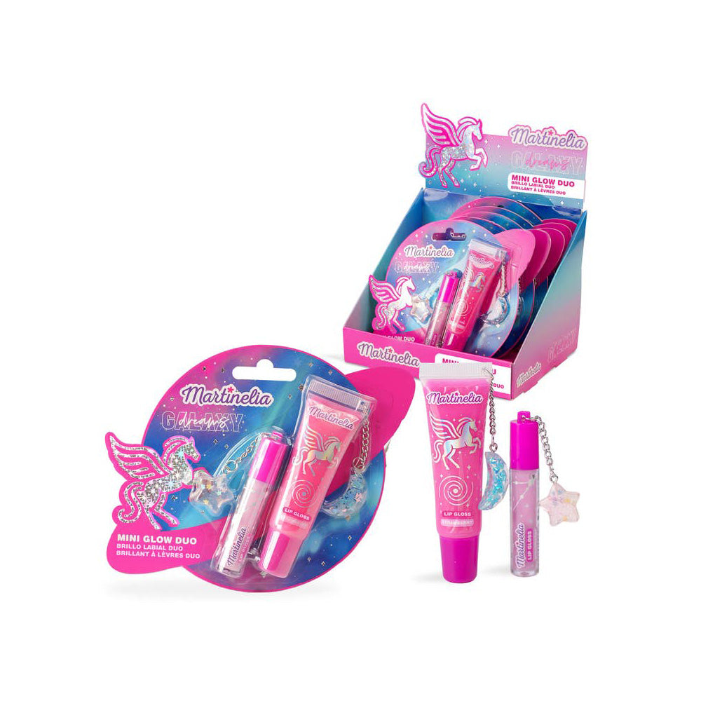 Martinelia Galaxy Dreams Mini Glow Duo Set – Lip Gloss & Lip Balm με Charm