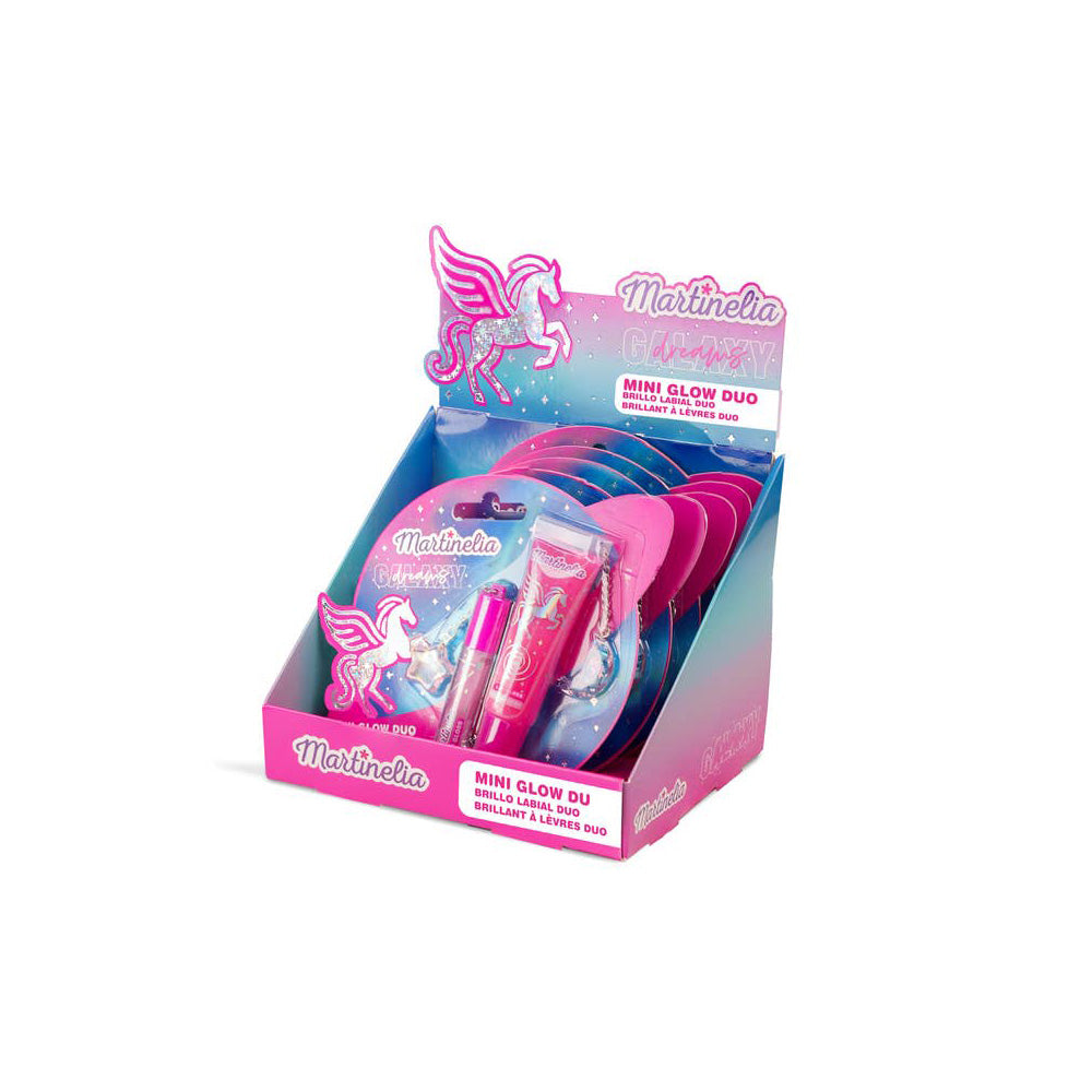 Martinelia Galaxy Dreams Mini Glow Duo Set – Lip Gloss & Lip Balm με Charm