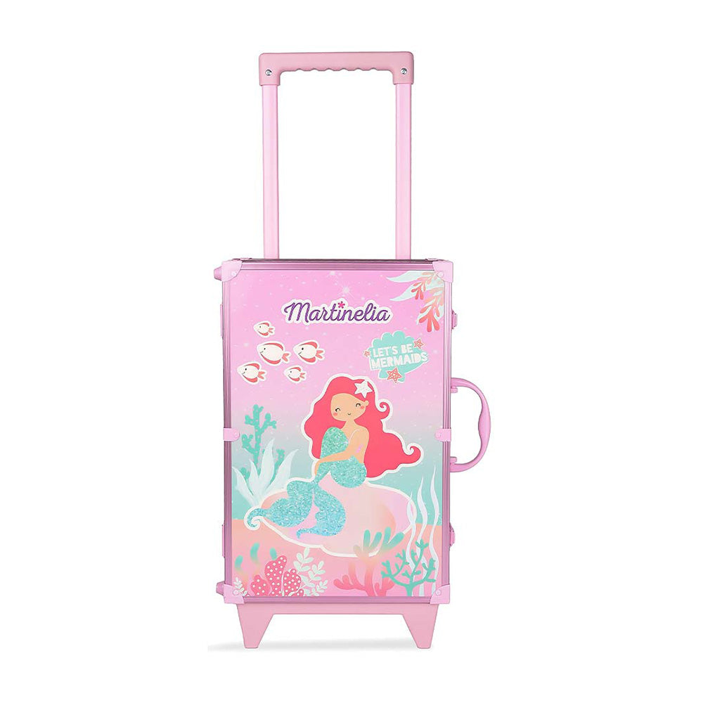 Martinelia Let’s Be Mermaids Carry On Makeup Case – Παιδική Βαλίτσα Μακιγιάζ με Ροδάκια 25x38x11,7 εκ
