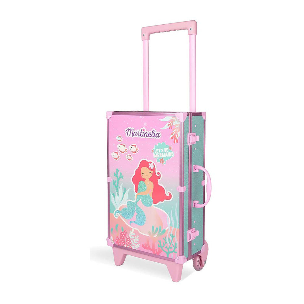 Martinelia Let’s Be Mermaids Carry On Makeup Case – Παιδική Βαλίτσα Μακιγιάζ με Ροδάκια 25x38x11,7 εκ