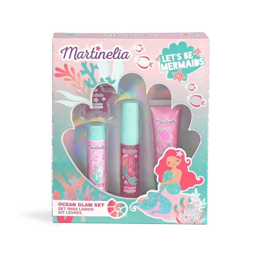 Martinelia Let's Be Mermaids Lip Ocean Glam Set Παιδικό Σετ Χειλιών