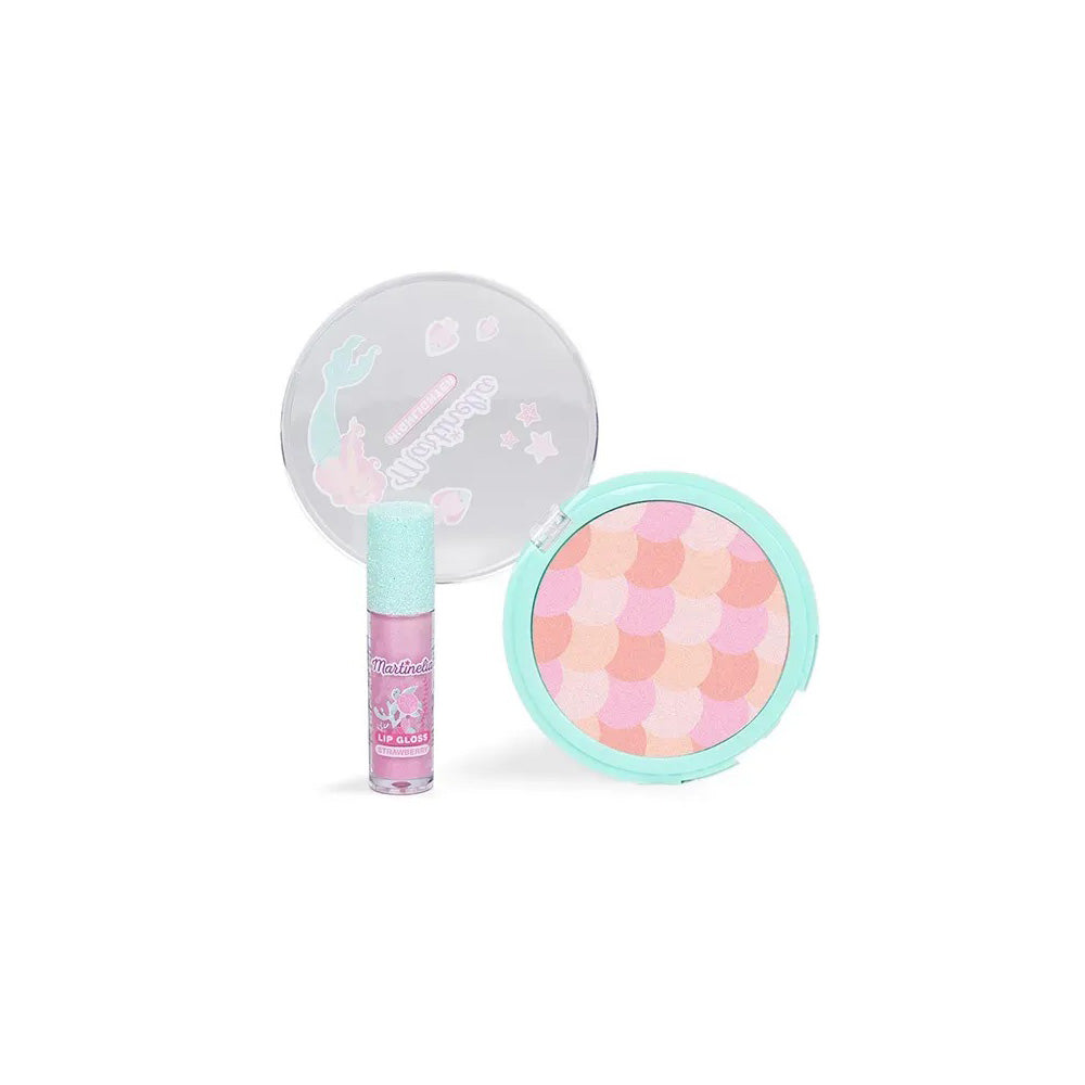 Martinelia Let's Be Mermaids Moonlight Set Παιδικό Σετ Μακιγιάζ Γοργόνα με Highlighter & Lip Gloss