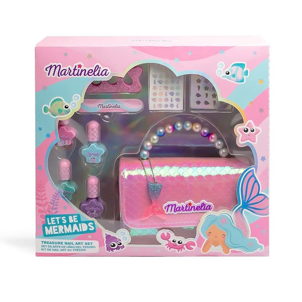 Martinelia Lets Be Mermaids Treasure Nail Art Set & Purse – Σετ Μανικιούρ – Πεντικιούρ & Τσαντάκ