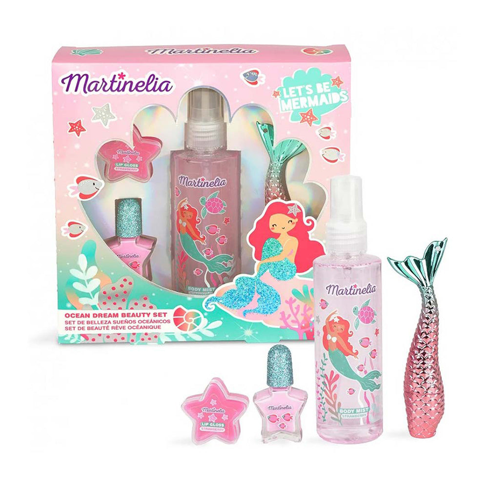Martinelia Let's Be Mermaids Ocean Dream Beauty Set Παιδικό Σετ Ομορφιάς με Body Mist 85ml, Lip Gloss & Βερνίκι Νυχιών 