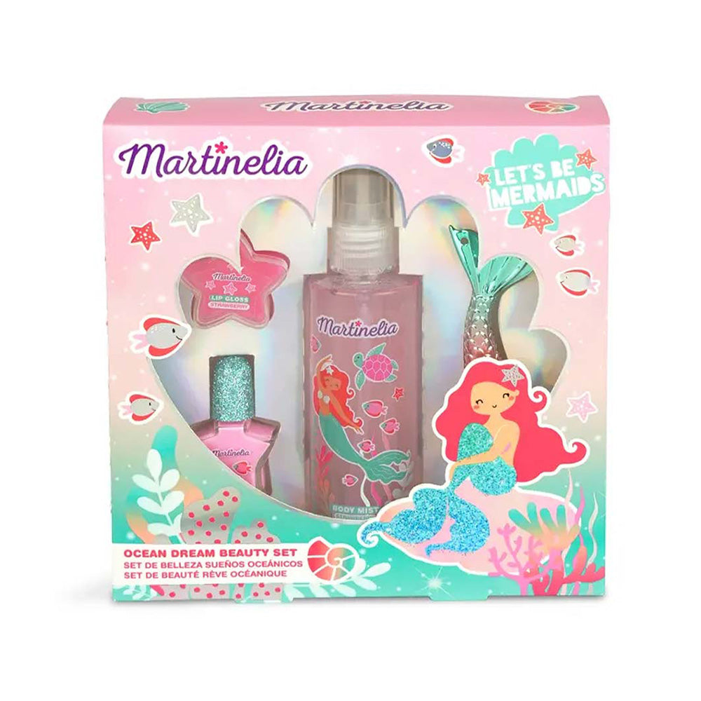 Martinelia Let's Be Mermaids Ocean Dream Beauty Set Παιδικό Σετ Ομορφιάς με Body Mist 85ml, Lip Gloss & Βερνίκι Νυχιών 