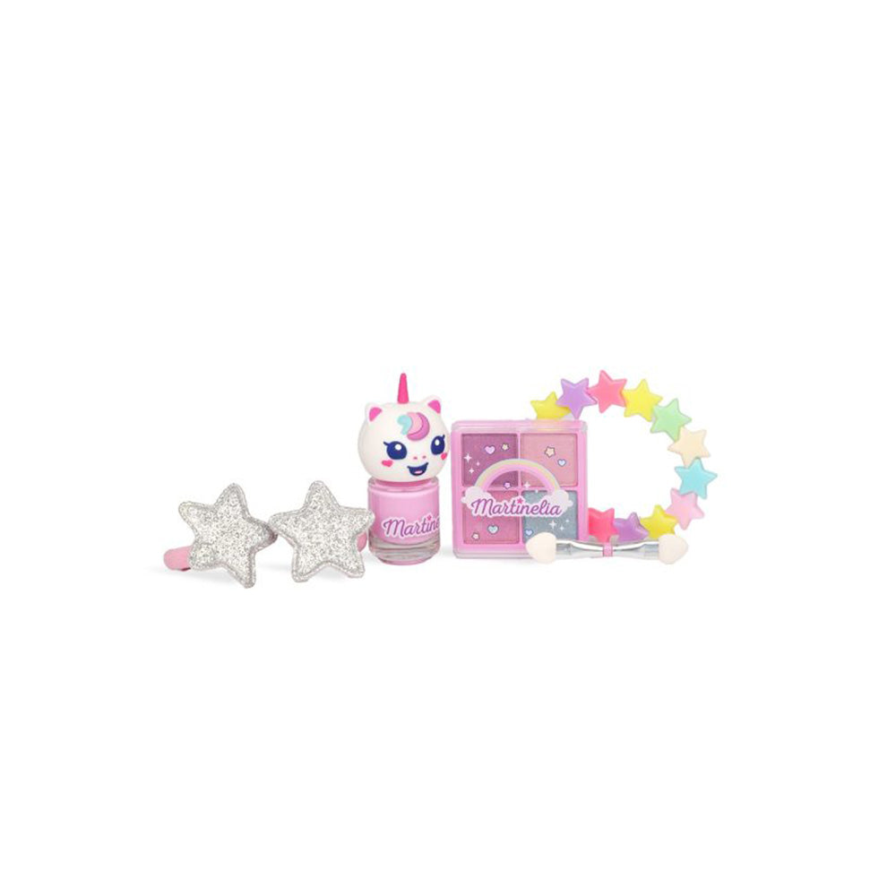 Martinelia Little Unicorn All In One Beauty Set Παιδικό Σετ Μακιγιάζ, Νυχιών & Μαλλιών 4 σε 1 Μονόκερος