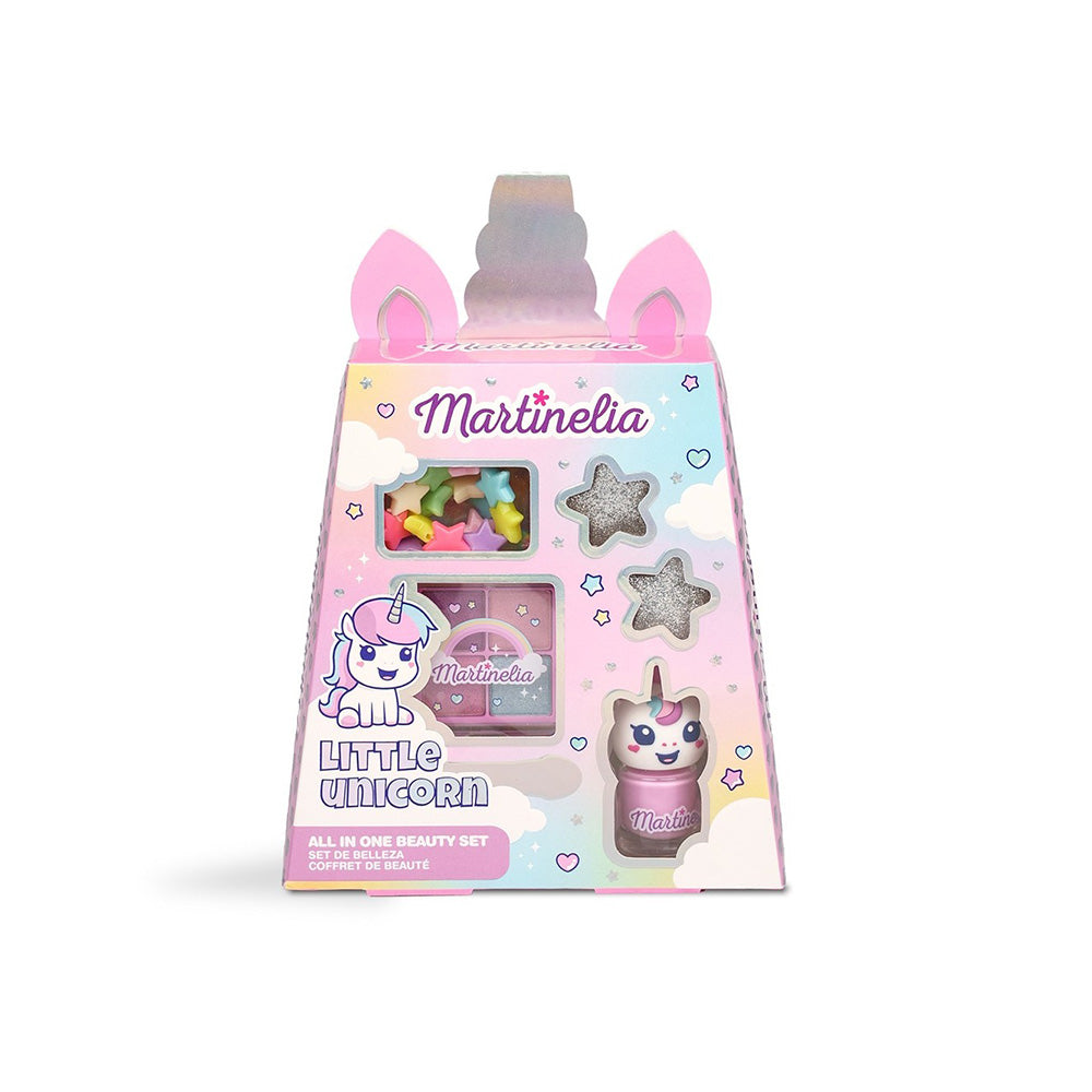 Martinelia Little Unicorn All In One Beauty Set Παιδικό Σετ Μακιγιάζ, Νυχιών & Μαλλιών 4 σε 1 Μονόκερος