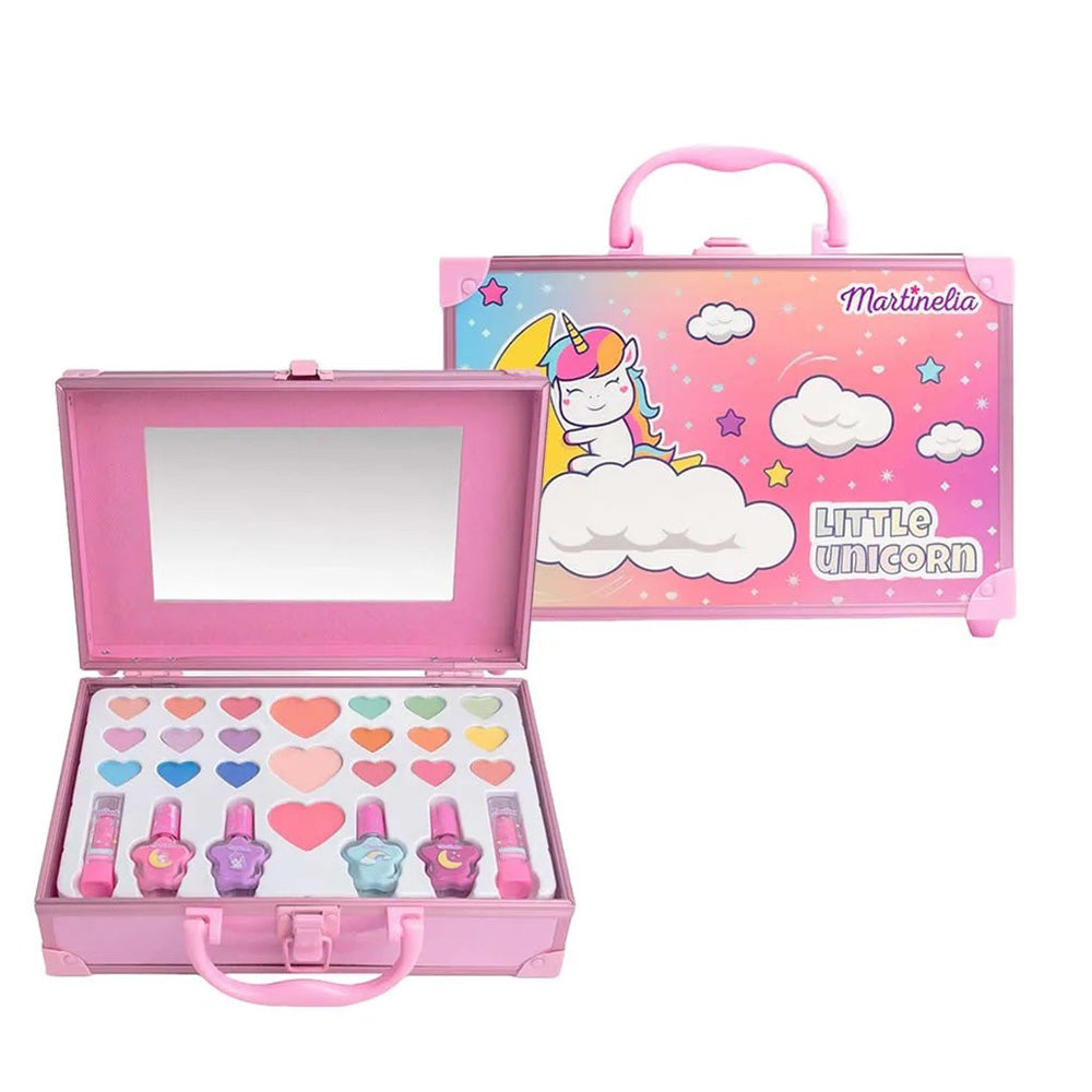 Martinelia Little Unicorn Magical Beauty Case – Παιδικό Βαλιτσάκι Καλλυντικών με Μακιγιάζ 25x16x8,5 εκ