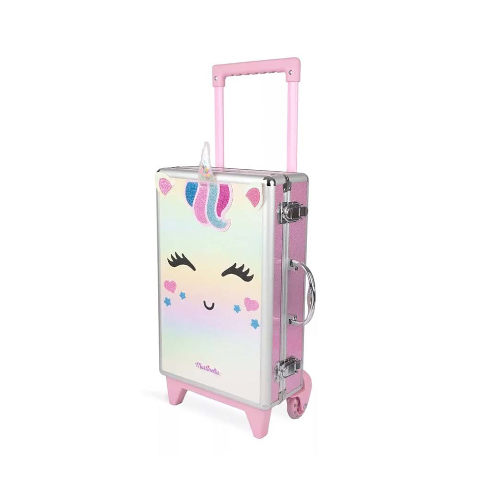 Martinelia Little Unicorn Mega Carry On Case – Παιδικό Βαλιτσάκι Μακιγιάζ με Καθρέφτη