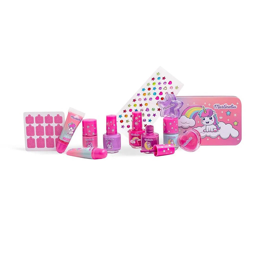 Martinelia Little Unicorn Nail and Lip Set with Tin Box 