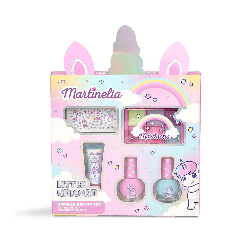 Martinelia Little Unicorn Sparkle Beauty Set Παιδικό Σετ Καλλυντικών Μονόκερος 5 Τεμαχίων 17,5x23x2,5 εκ