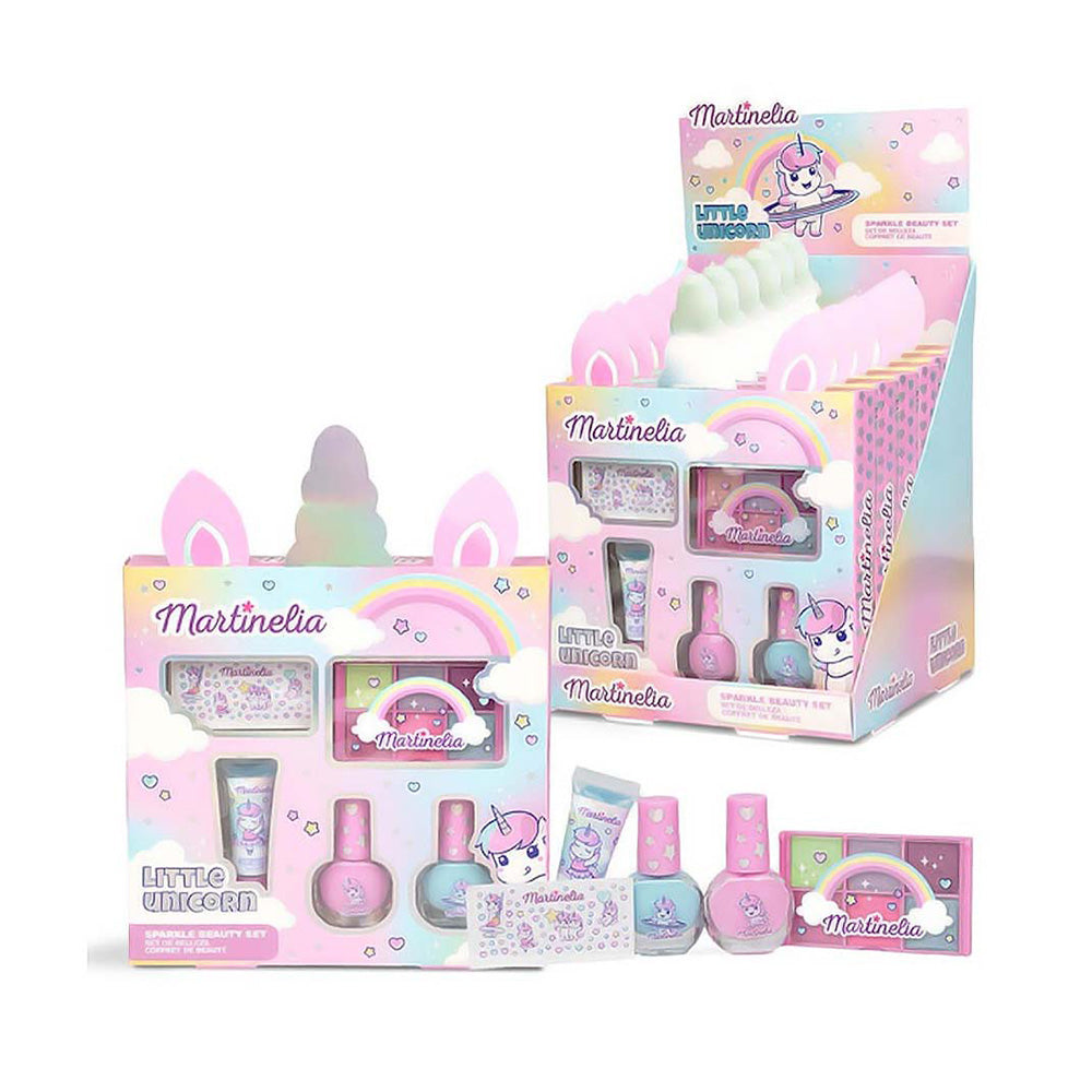 Martinelia Little Unicorn Sparkle Beauty Set Παιδικό Σετ Καλλυντικών Μονόκερος 5 Τεμαχίων 17,5x23x2,5 εκ