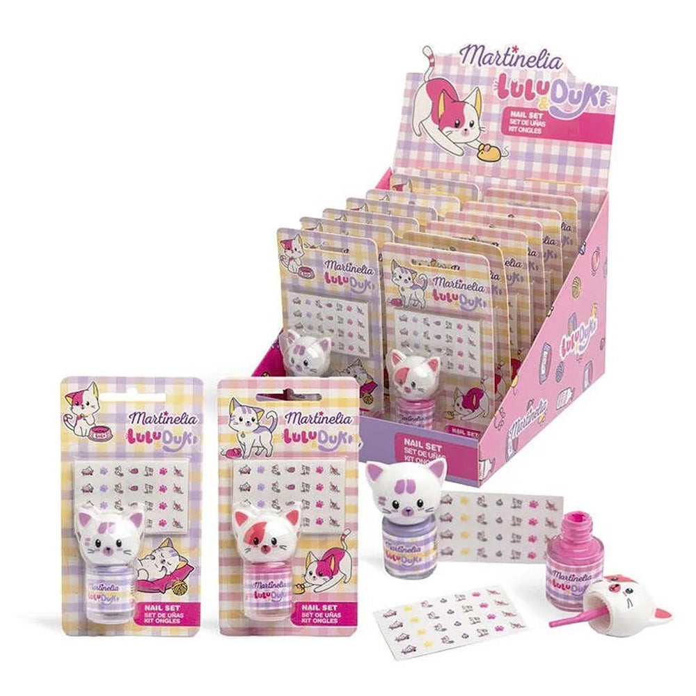 Martinelia Lulu & Duki Nail Polish & Stickers Βερνίκι Νυχιών 3,5ml & Αυτοκόλλητα