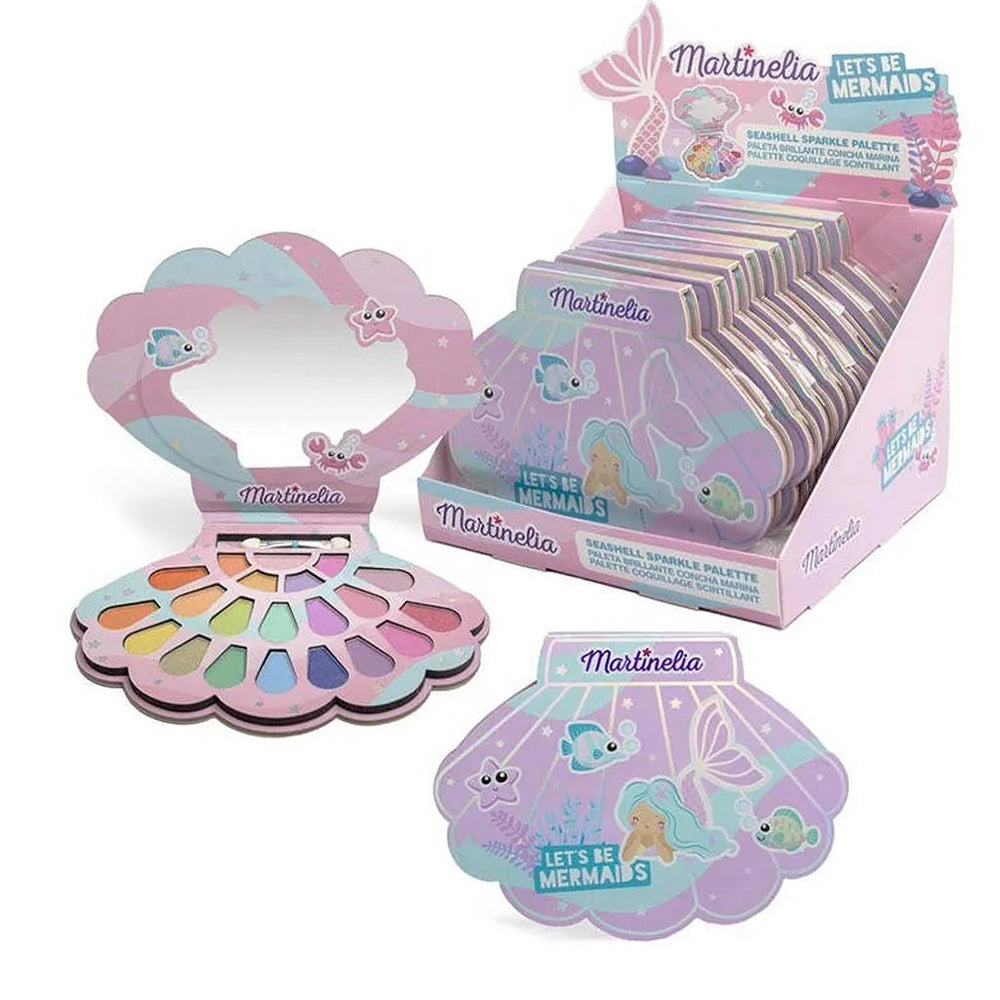 Martinelia Let’s Be Mermaids Shell Eyeshadow Palette - Παιδική Παλέτα Σκιών 21 Χρώματα