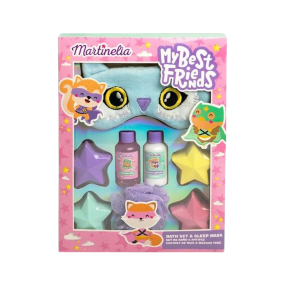 Martinelia My Best Friends Bath Set & Eye Mask - Σετ Μπάνιου & Μάσκα Ύπνου