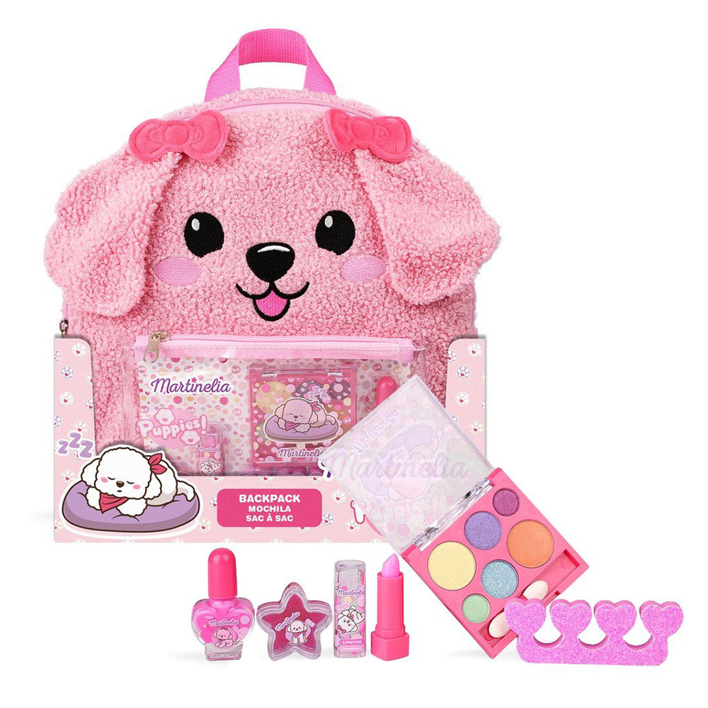 Martinelia Puppies Backpack Beauty Set Παιδικό Σακίδιο Σκυλάκι με Καλλυντικά 27x28x10 εκ