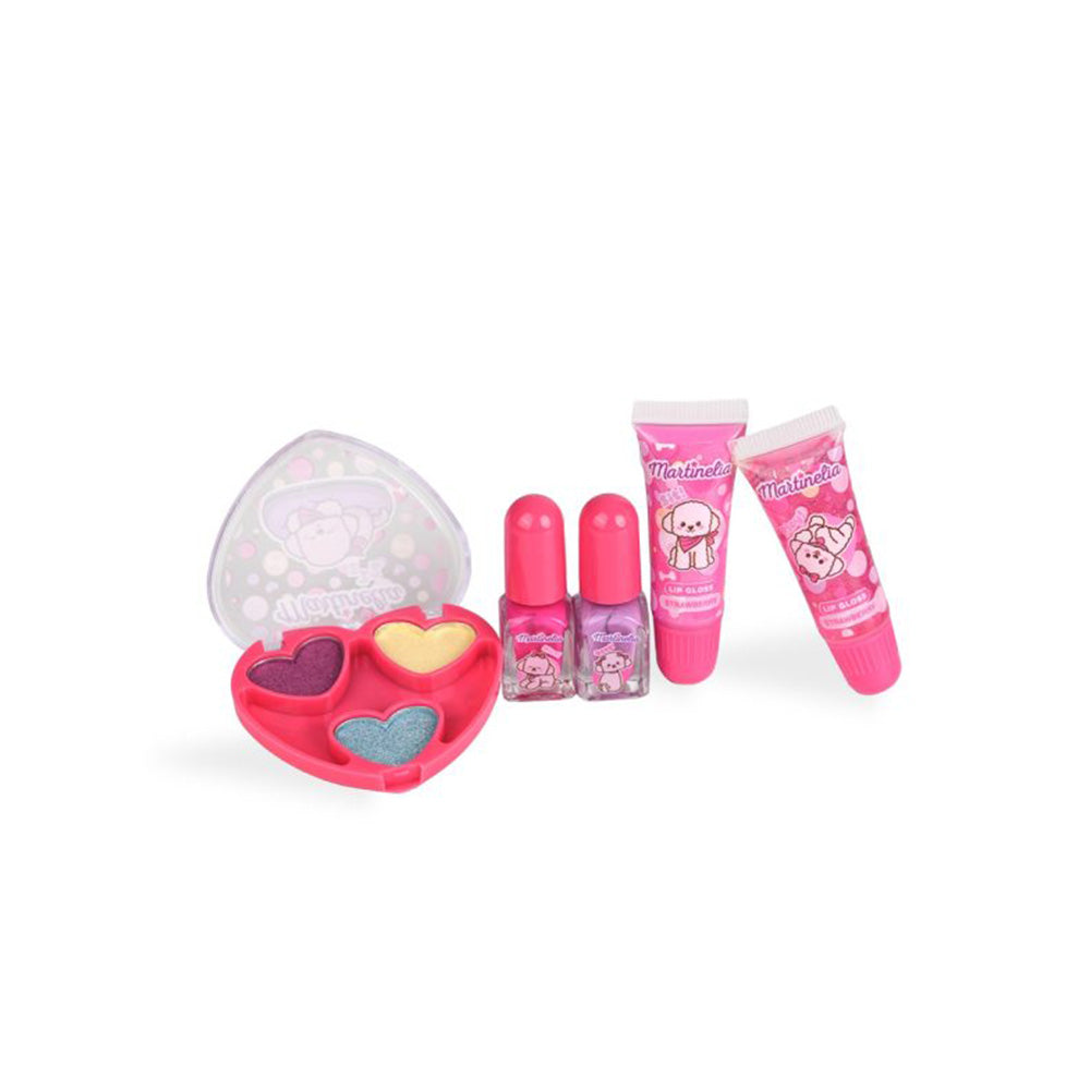 Martinelia Puppies Cozy Beauty Basket Παιδικό Σετ Καλλυντικών Σκυλάκι με Καλαθάκι 15x23x15 εκ