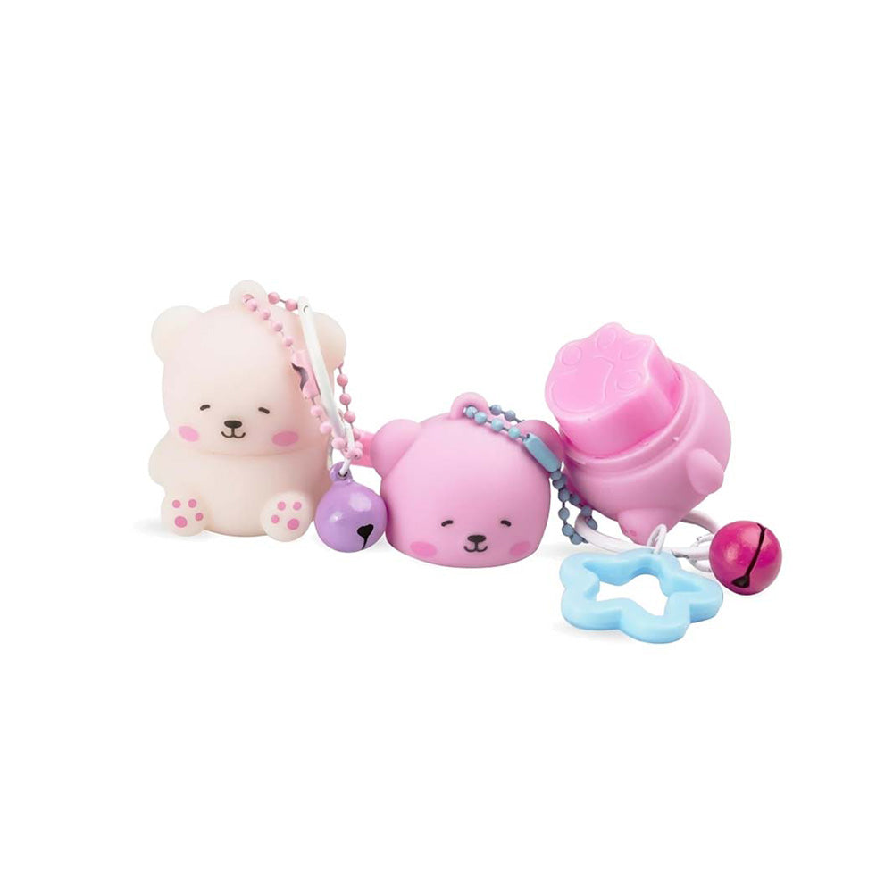 Martinelia World Bear Keychain Lip Balm Παιδικό Βάλσαμο Χειλιών Μπρελόκ Αρκουδάκι 7gr σε 2 Γεύσεις – 1 Τμχ