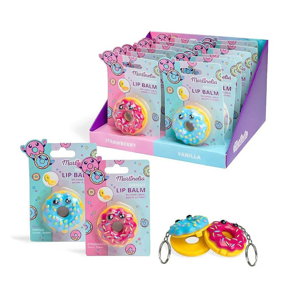MartineliaMartinelia World Donut Keychain Lip Balm Μπρελόκ 4gr Ηλικίες 3+papell.gr