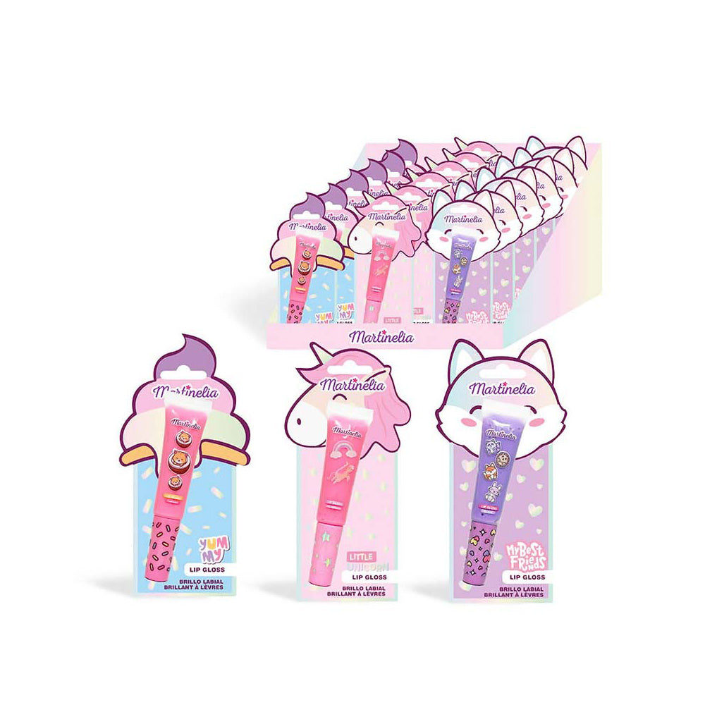 Martinelia World Lip Gloss 3 Σχέδια- 1 Τμχ