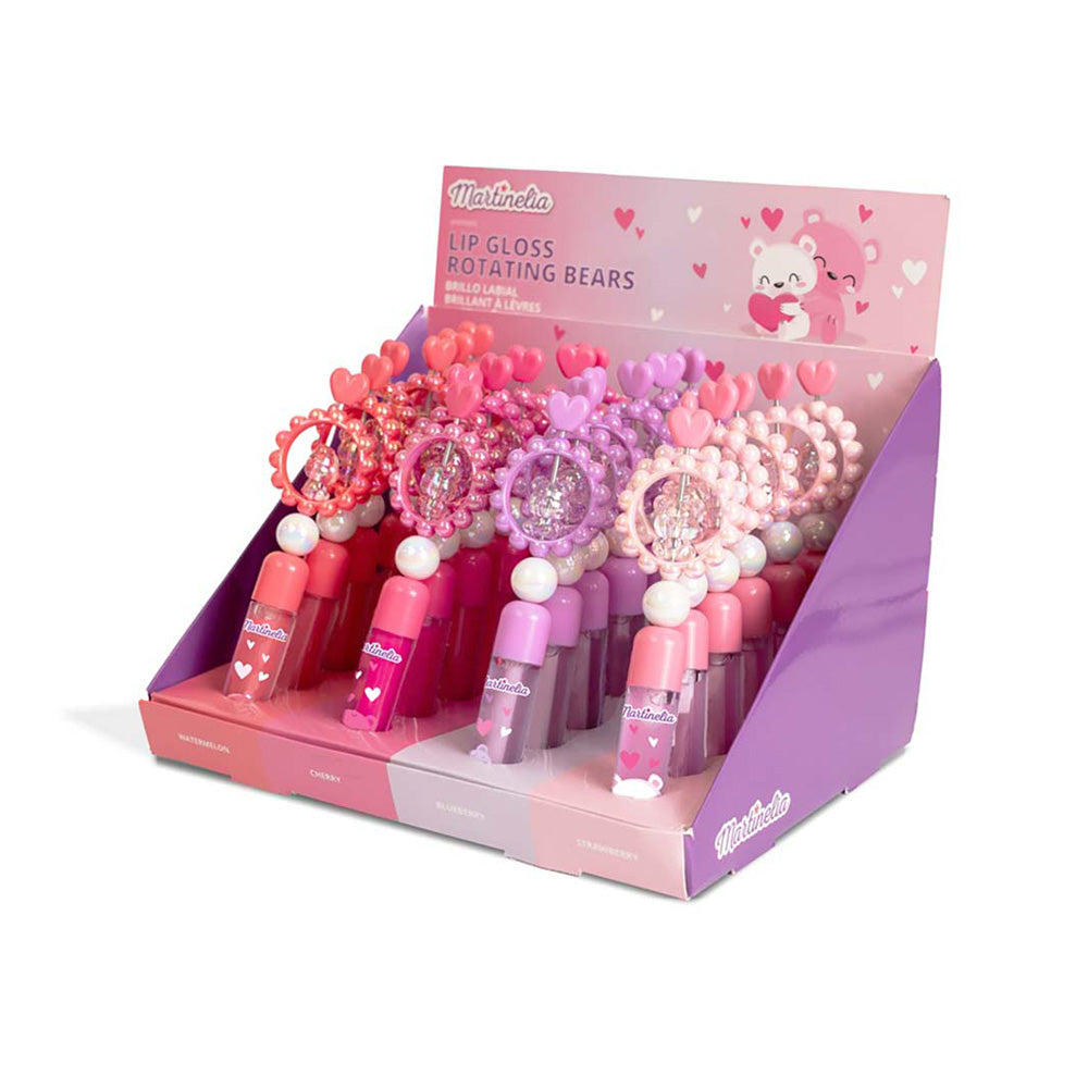 Martinelia World Lip Gloss Rotating Beads Παιδικό Lip Gloss με Περιστρεφόμενες Χάντρες σε 4 Γεύσεις – 1 Τμχ