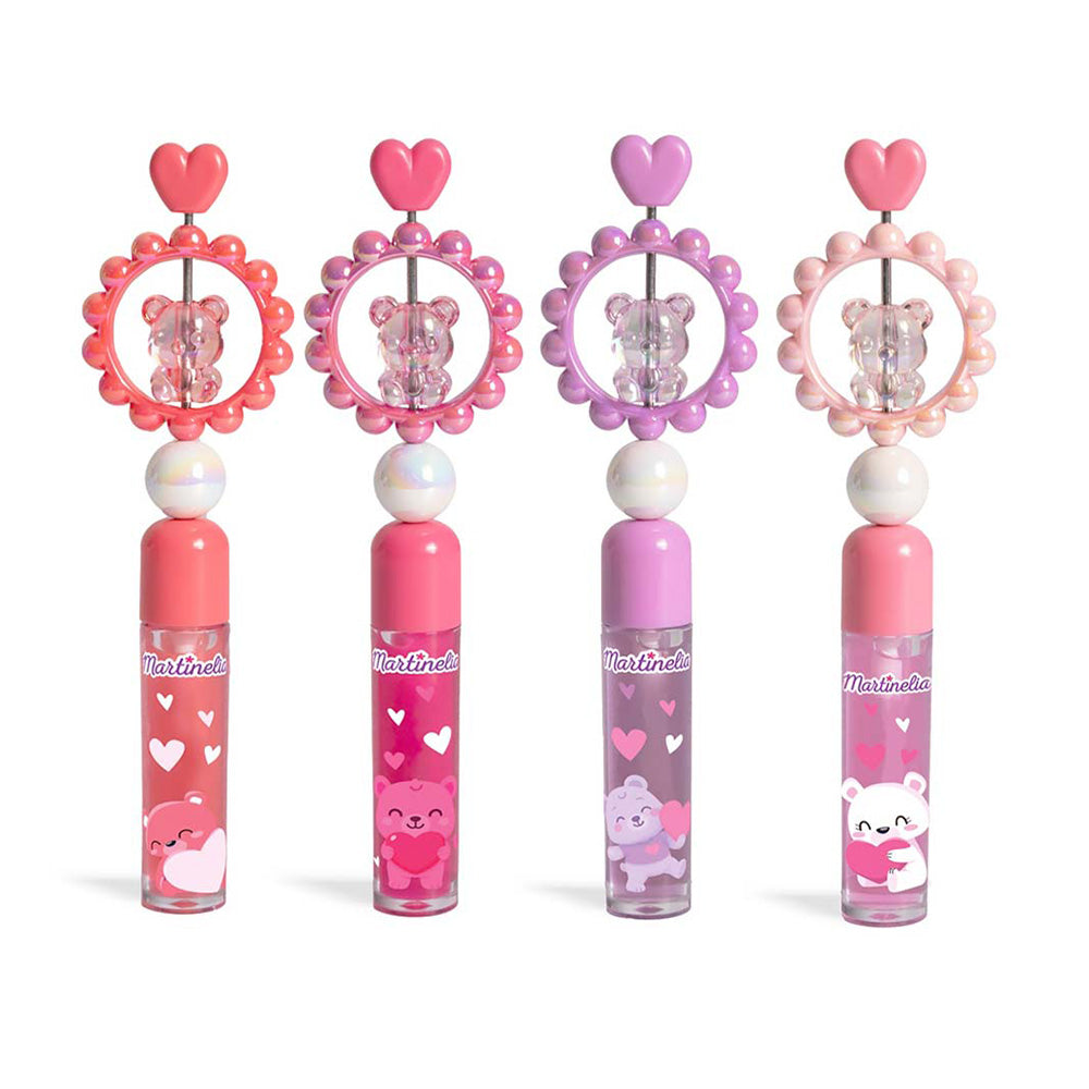 Martinelia World Lip Gloss Rotating Beads Παιδικό Lip Gloss με Περιστρεφόμενες Χάντρες σε 4 Γεύσεις – 1 Τμχ