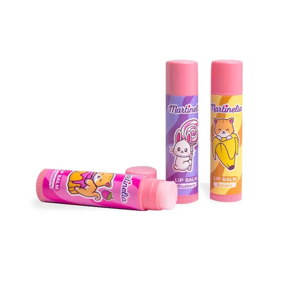Martinelia Yummy Lip Balm Trio Παιδικό Σετ Lipbalm 3 x 3.5gr